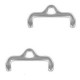 Cymbal ™ DQ metal ending Skafi II for 11/0 beads - Antique silver